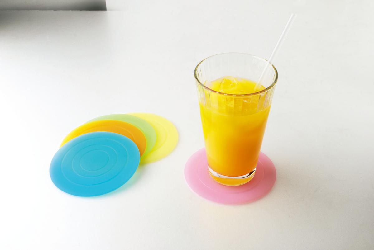 シリコンコースター ピンク