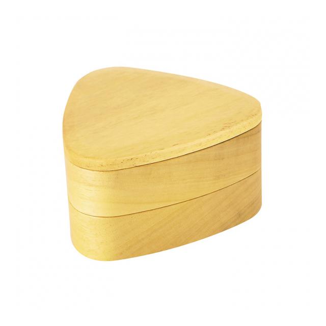 青桐　プチ弁当箱（二段）　三角