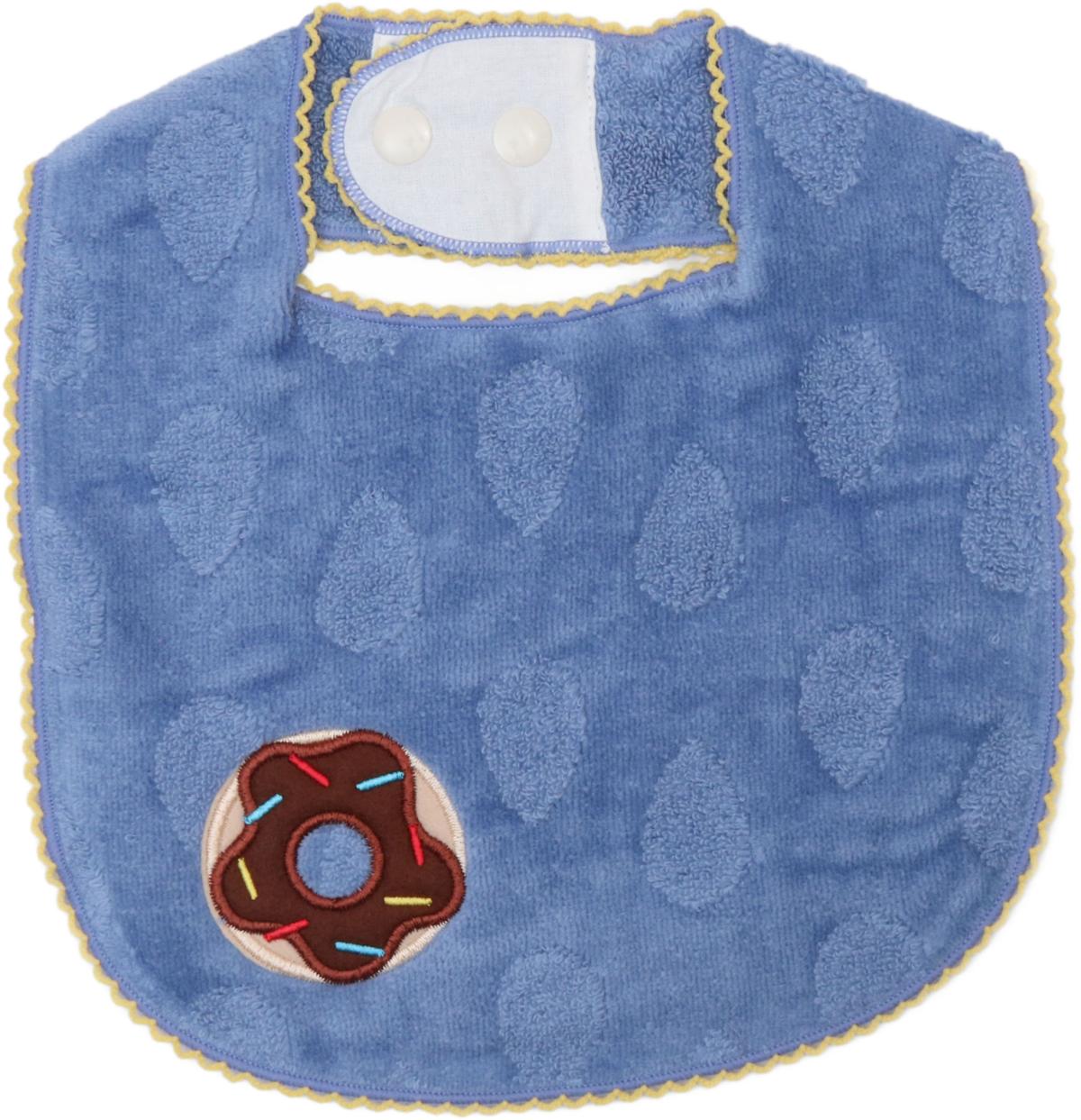 【イッソ・エッコ】ドロップ柄スタイ（よだれかけ） 全3色　ピンク グリーン　ブルー