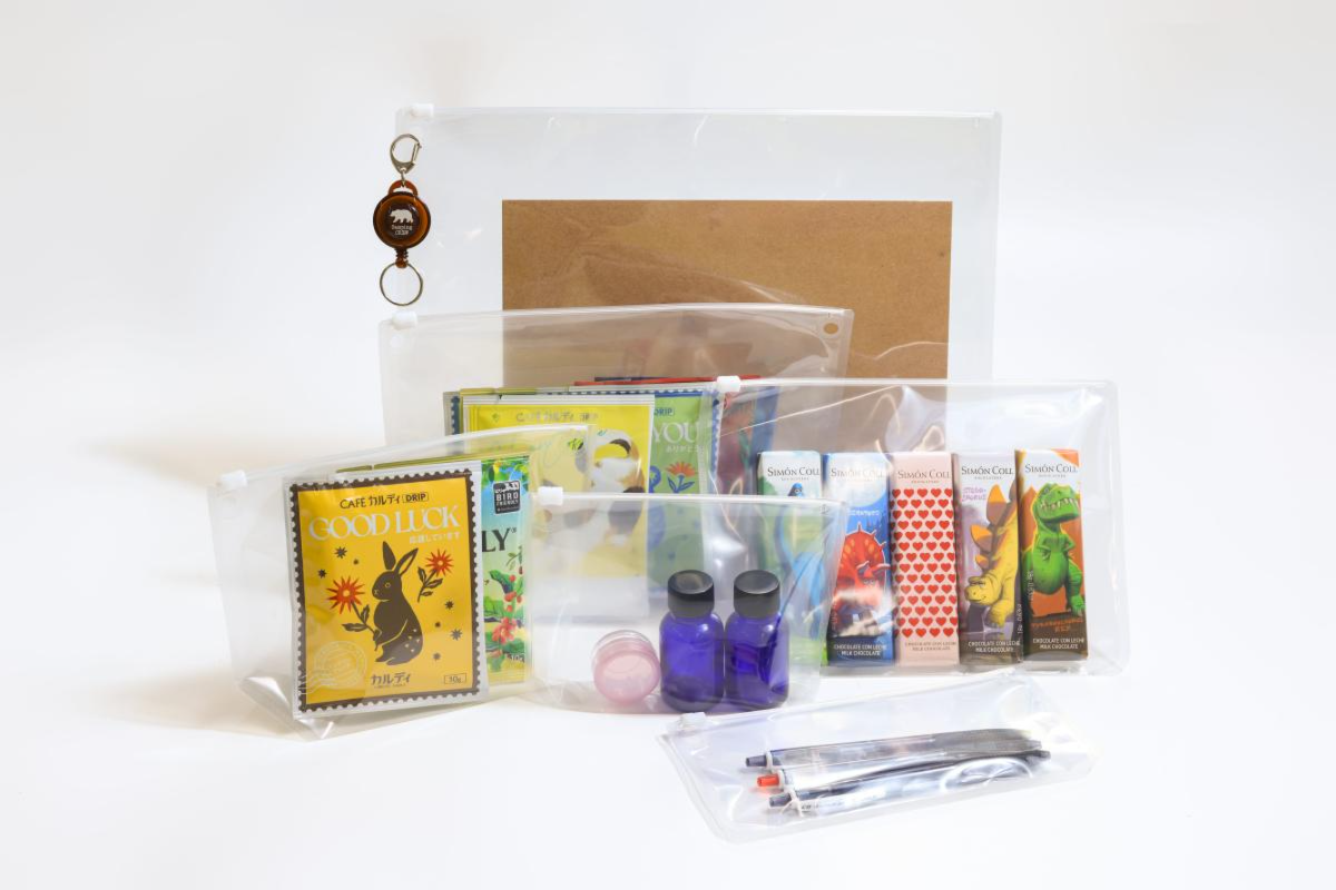 ＜避難時保存袋＞ミュースライダー・6サイズSET（チャックフアスナー付き袋タイプ）