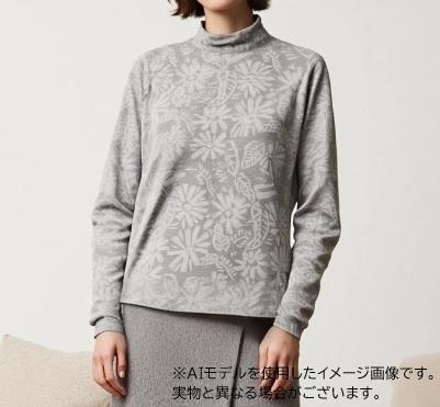 ブリスター ＪＱ　パリ柄 長袖 ハイネック カットソー 婦人 レディース