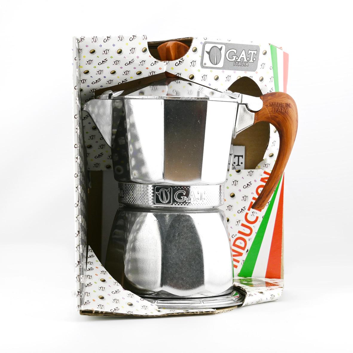 イタリア製　エスプレッソメーカー　IH両対応　GATカフェティエラ　マグニフィカ