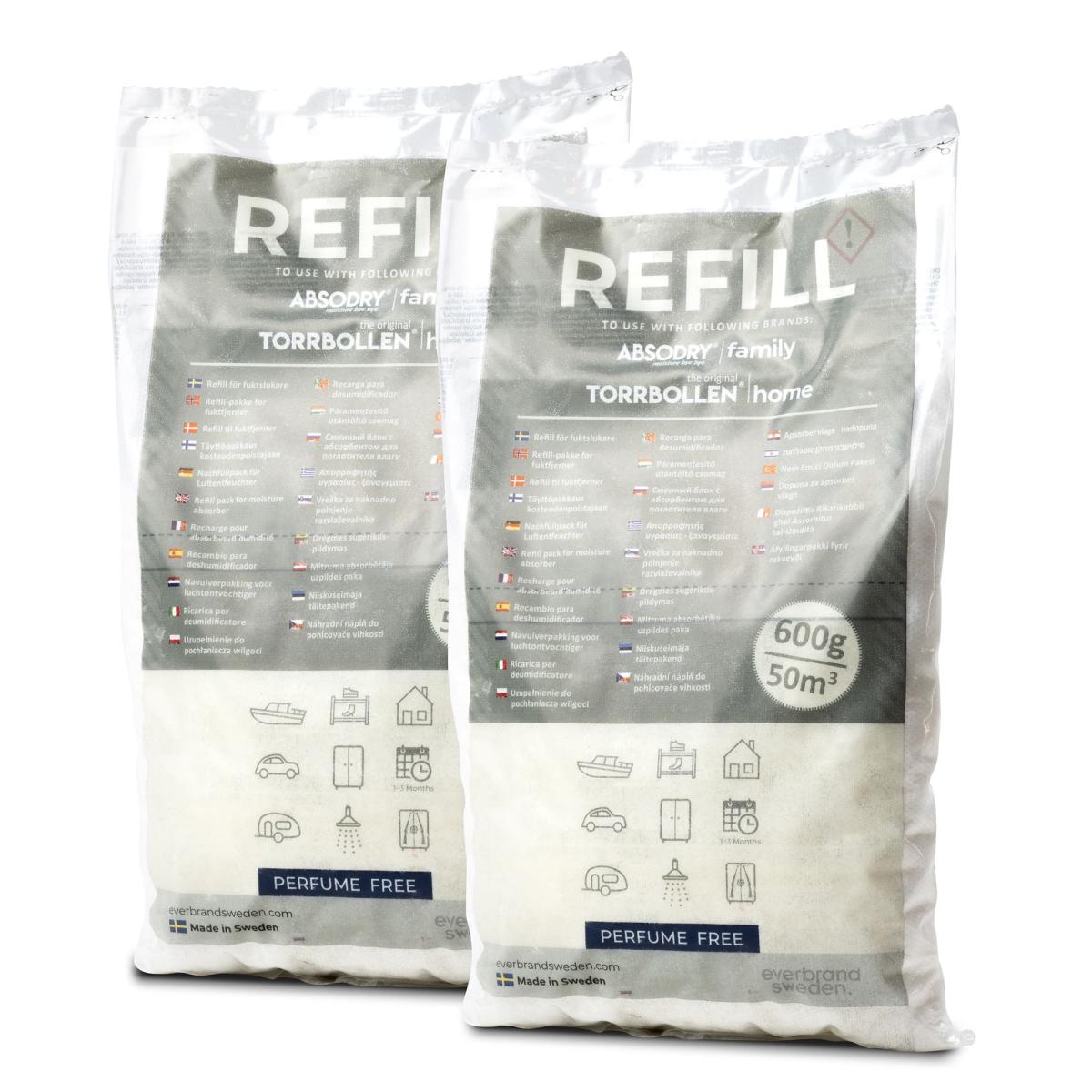 【北欧雑貨】アブソドライ　エコ除湿器　専用リフィル2点セット　スウェーデン発
