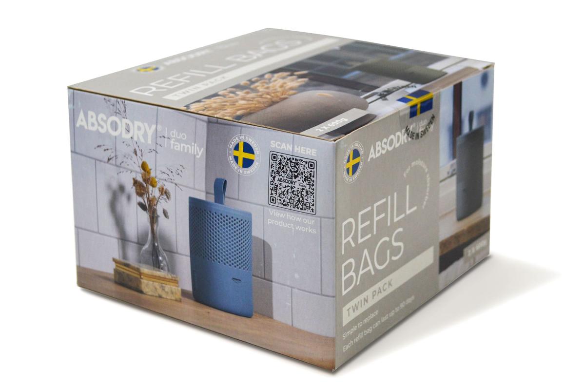 北欧雑貨アブソドライ　エコ除湿器　専用リフィル2点セット　スウェーデン発