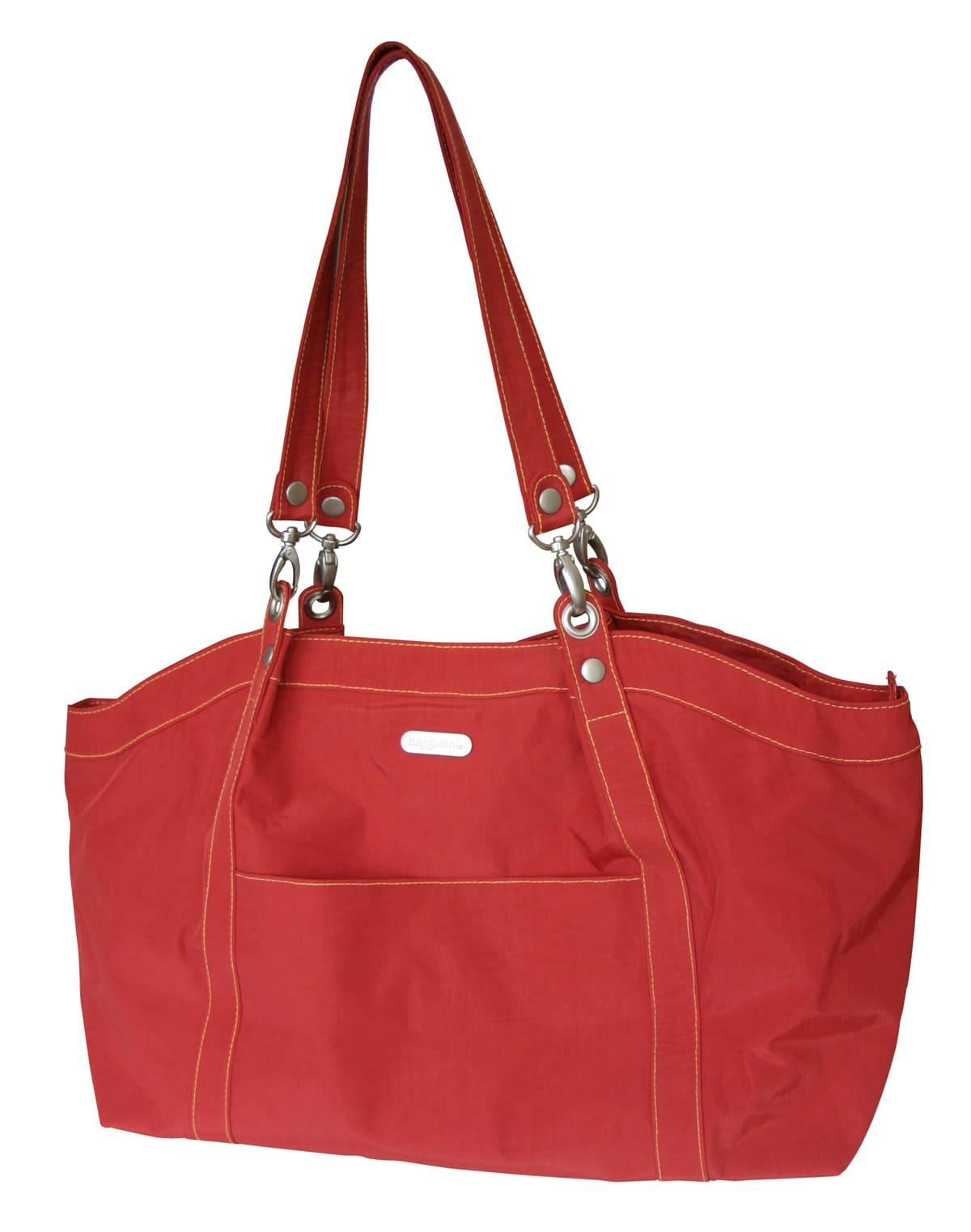 BAGGALLINI（バッカリーニ）ハンプトンバック　トマト　大容量ファスナー開閉