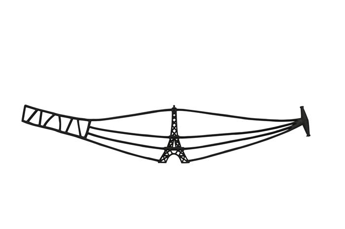 【夏前特価】Batucada(バチュカダ) 　ハンドメイドブレスレッド　エッフェル　ブラック