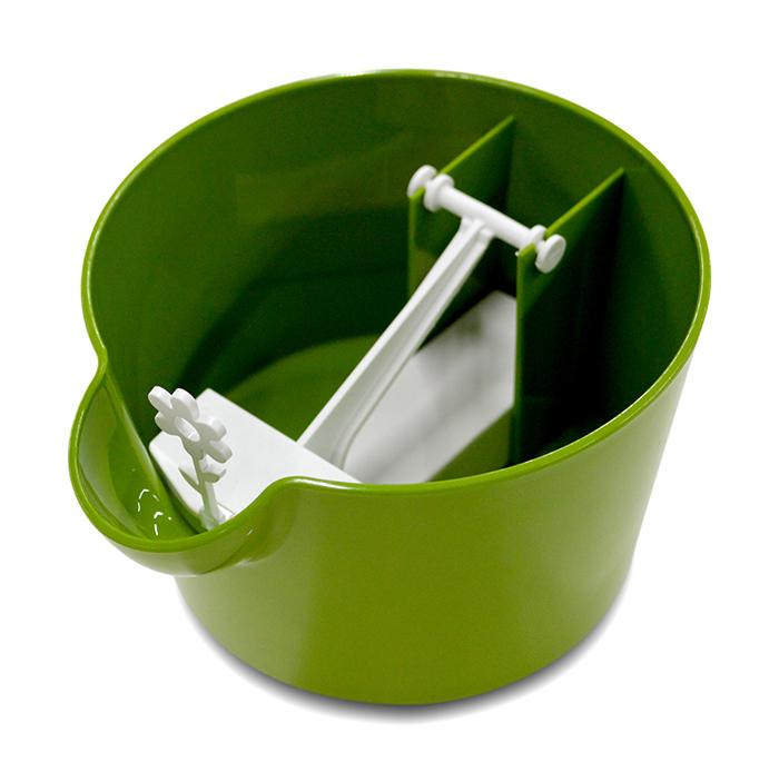 エムザ　フレッシュハーブポット　250ml　自動水やり植木鉢