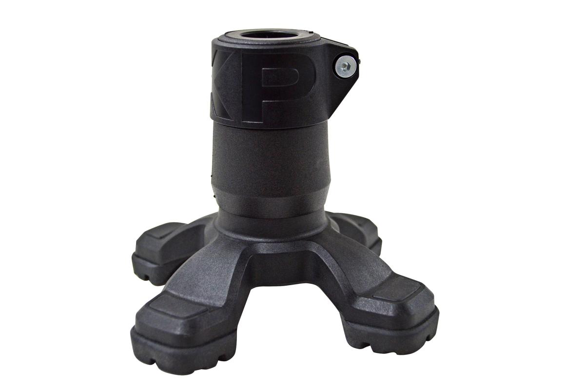 【オッセンベルクステッキ専用土台】4支点　セーフティーベース　ブラック