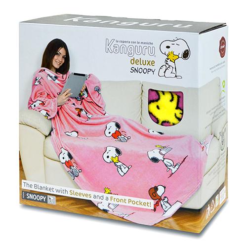 訳アリ特価Lavatelli スヌーピー　ブランケットウェア着る毛布化粧箱不良