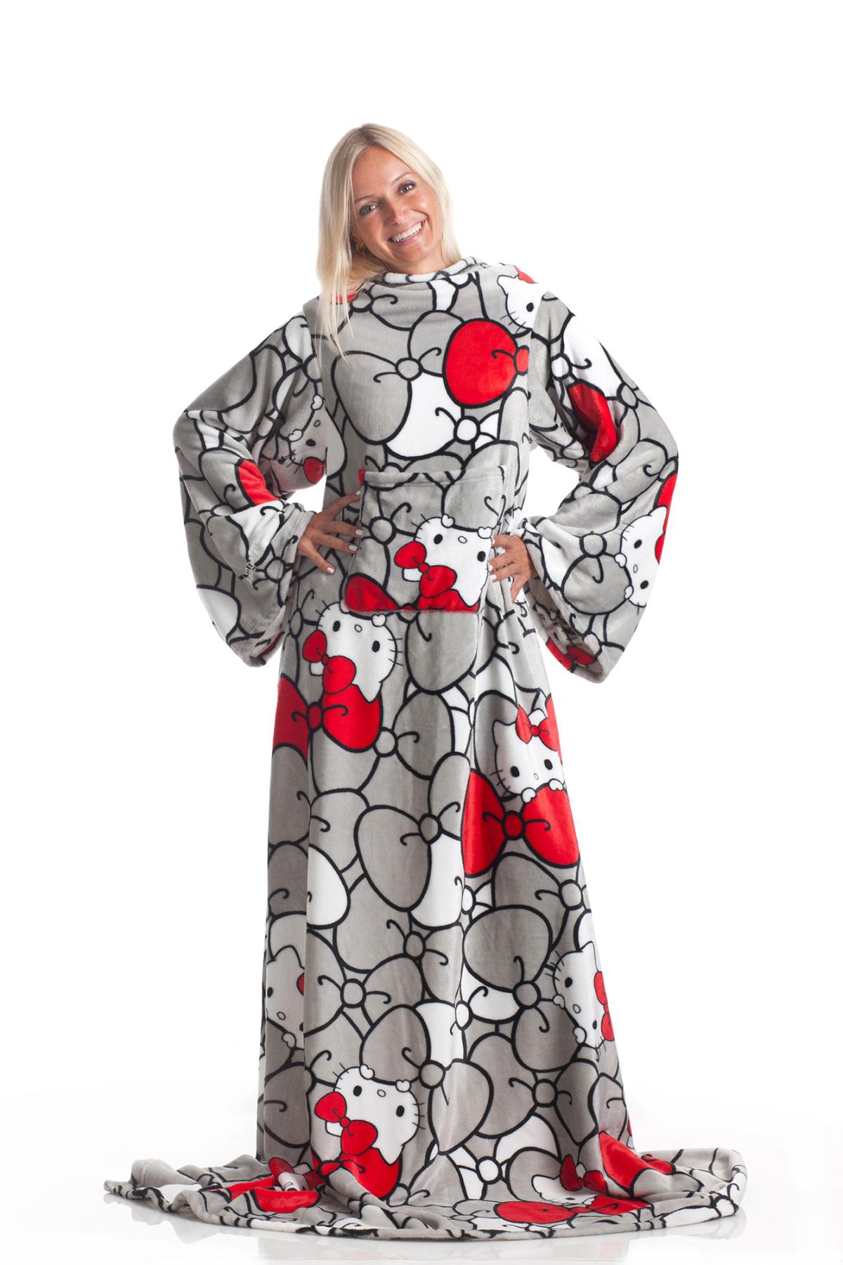 【数量限定】Lavatelli（ラバテッリ）　ブランケットウェア（着る毛布） Hello Kitty