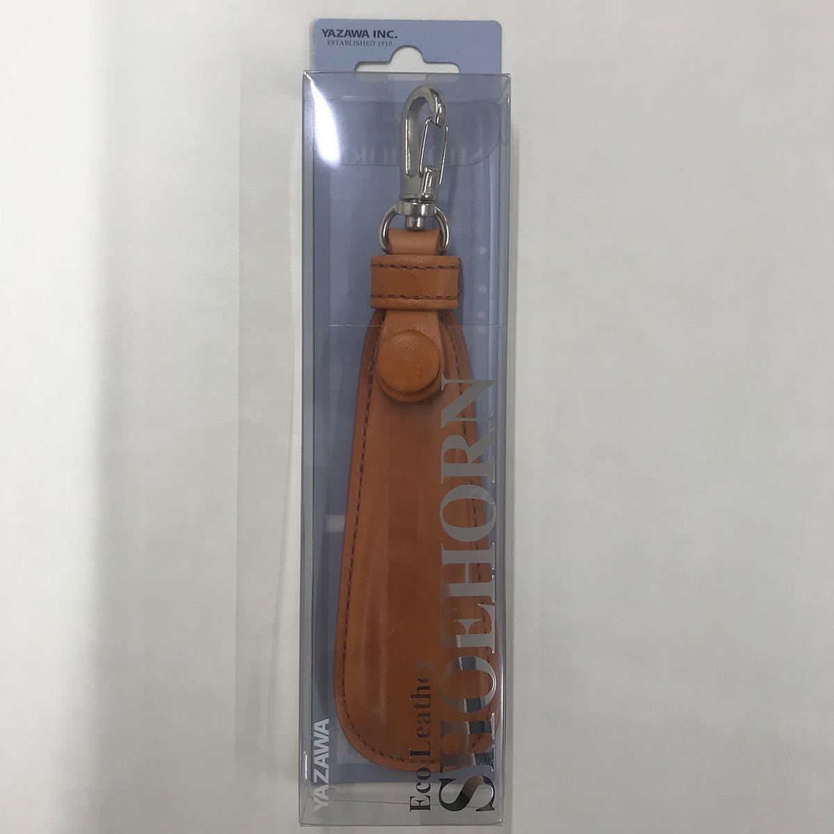 YAZAWA エコレザーシューホーン キャメル