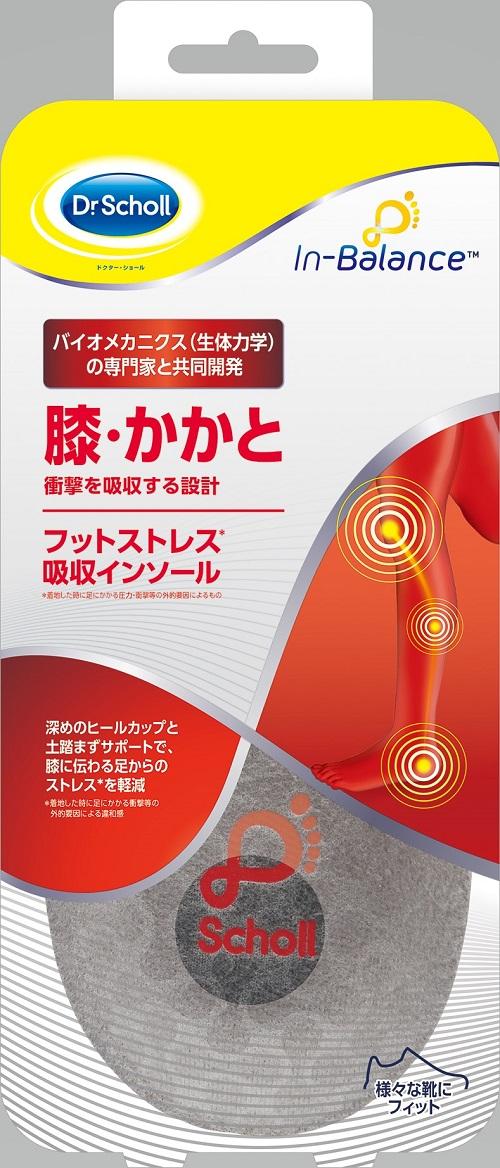 ドクター・ショール　インバランス　フットストレス吸収インソール　膝・かかと
