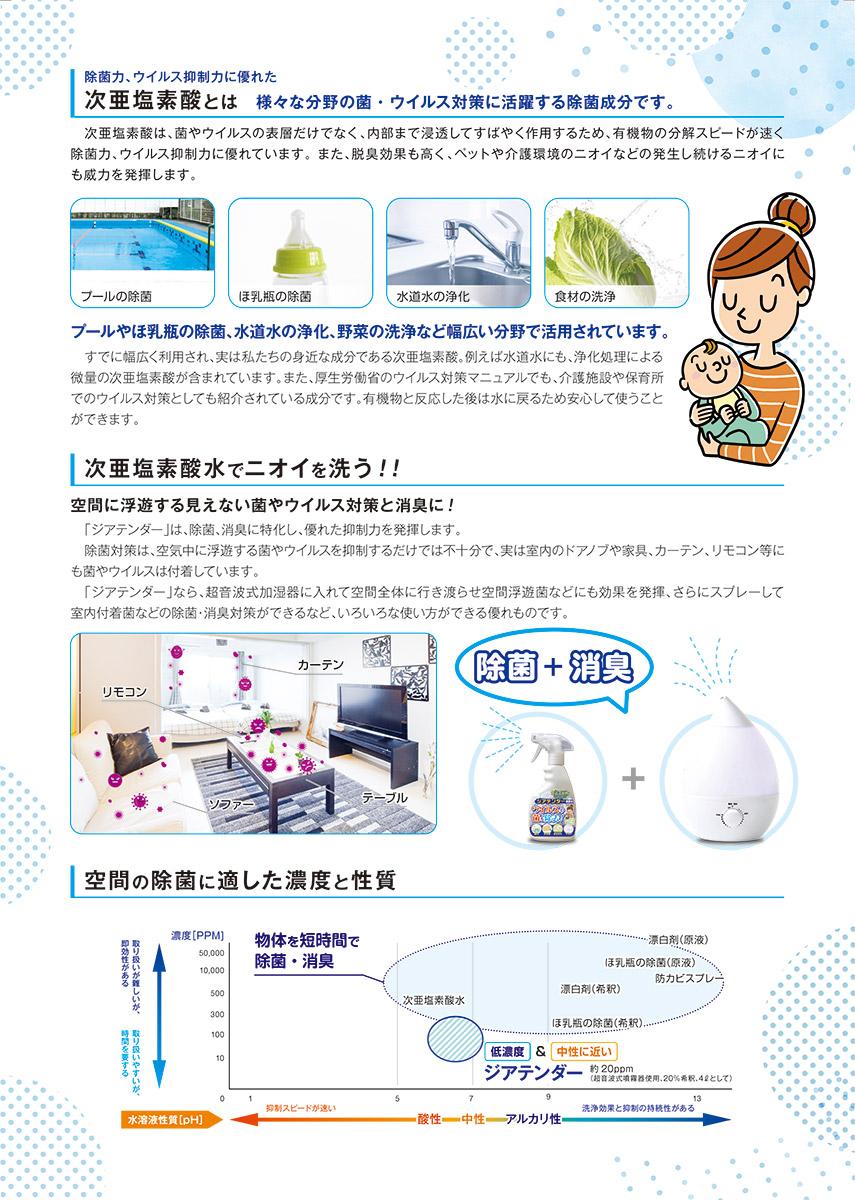ジアテンダー 除菌水 200ppm 詰替用４Ｌ
