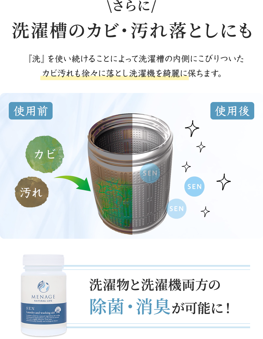 MENAGE NATURAL LIFE　SEN　洗　150g