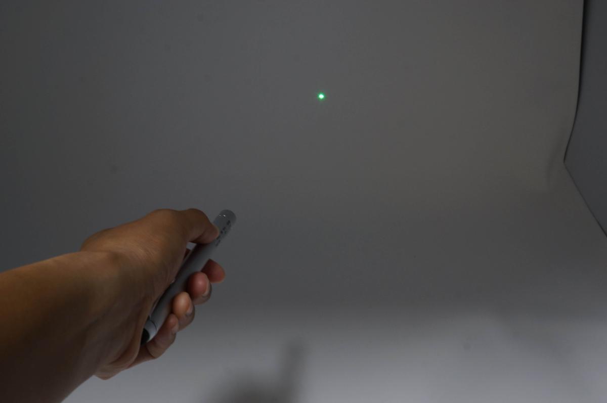 ポラリス　グリーンレーザーポインター　タッチペン付き　ブラック　RB18GBK