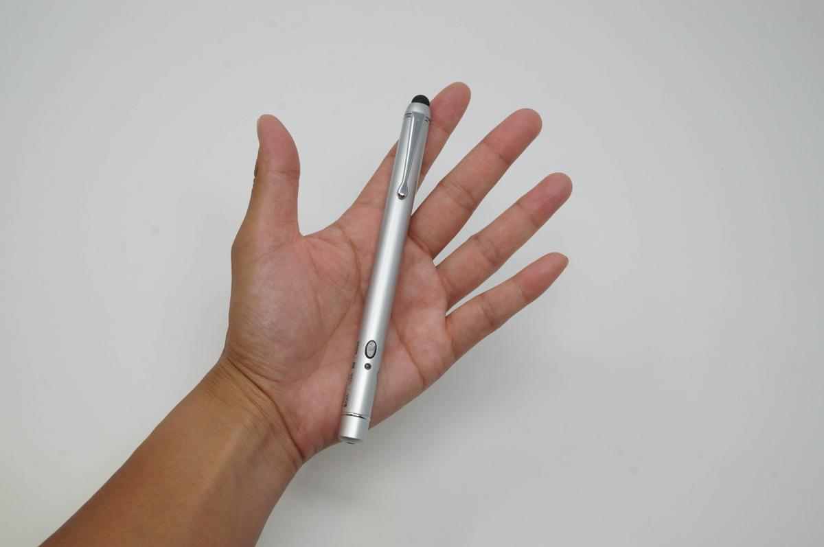 ポラリス　グリーンレーザーポインター　タッチペン付き　ブラック　RB18GBK