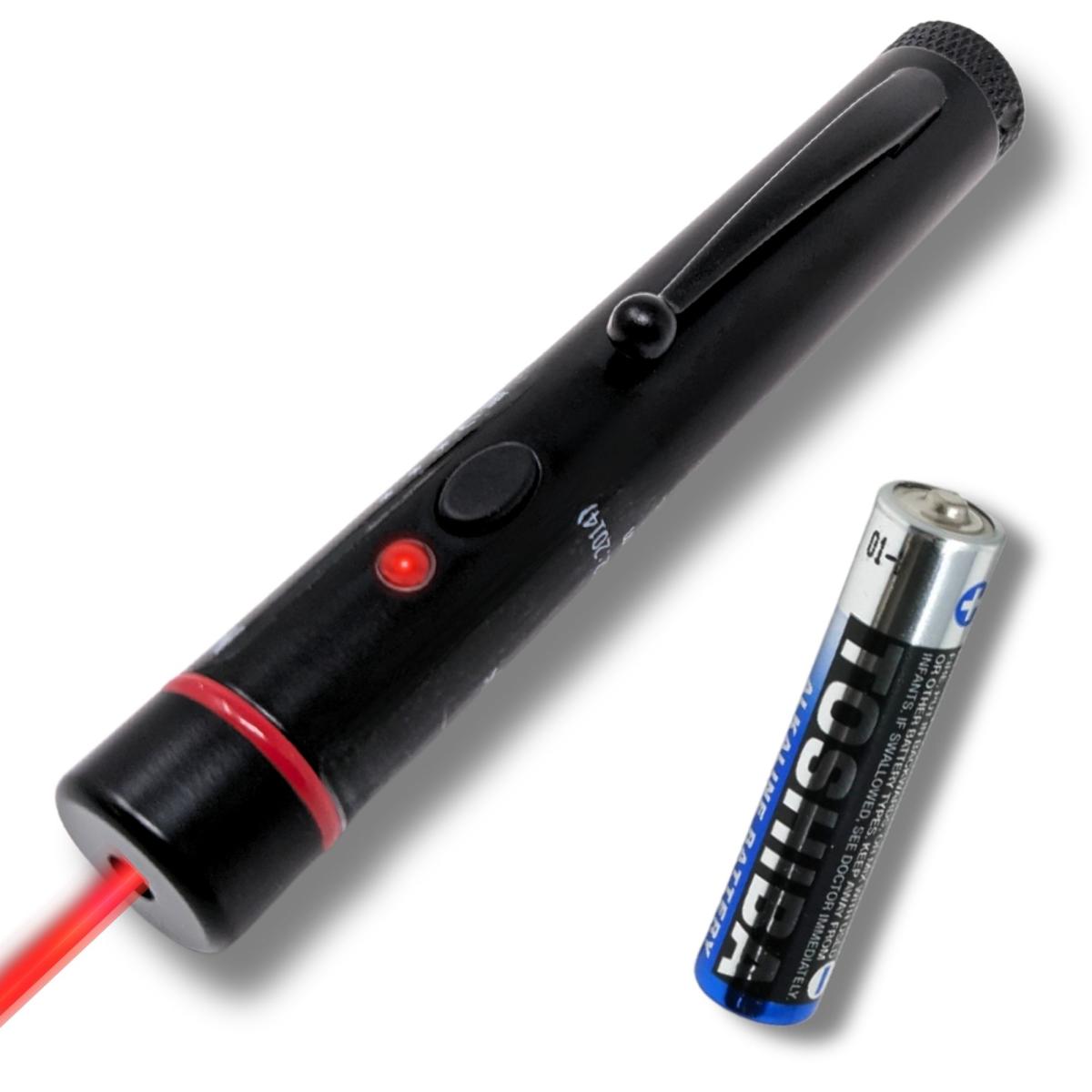 POLARISポラリス EM16B 赤色レーザーポインター 黒ボディ