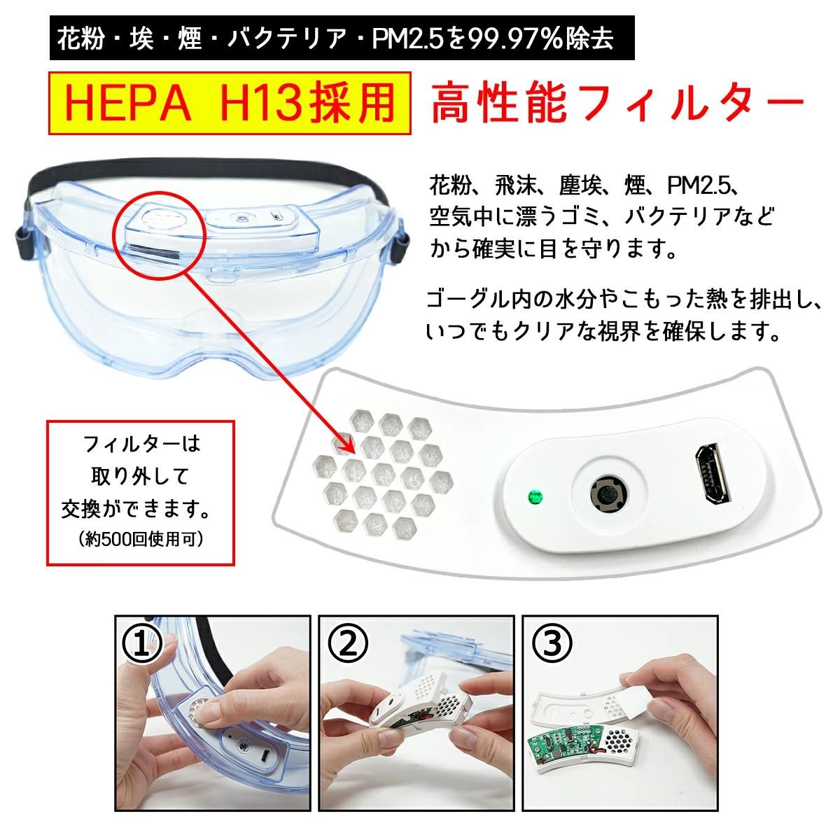 ポラリス　3690 ZEROFOG USB充電くもらないゴーグル