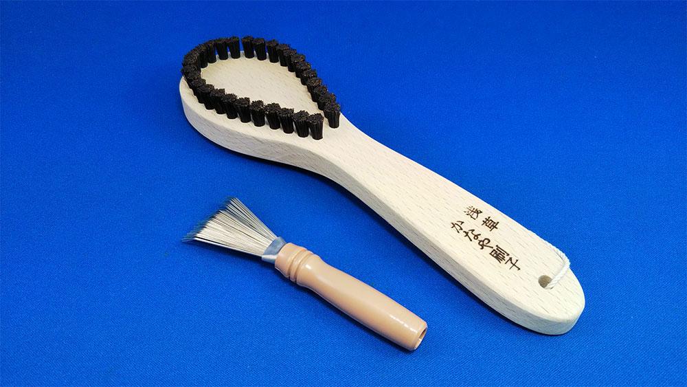 かなや刷子　毛玉取りブラシセット C-10/豚毛