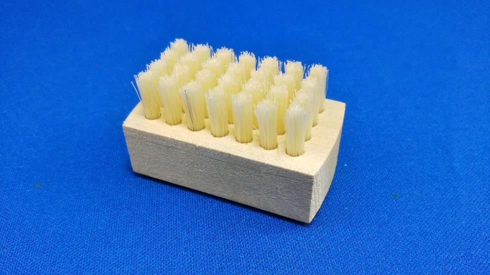 かなや刷子　爪ブラシ 45角/豚毛