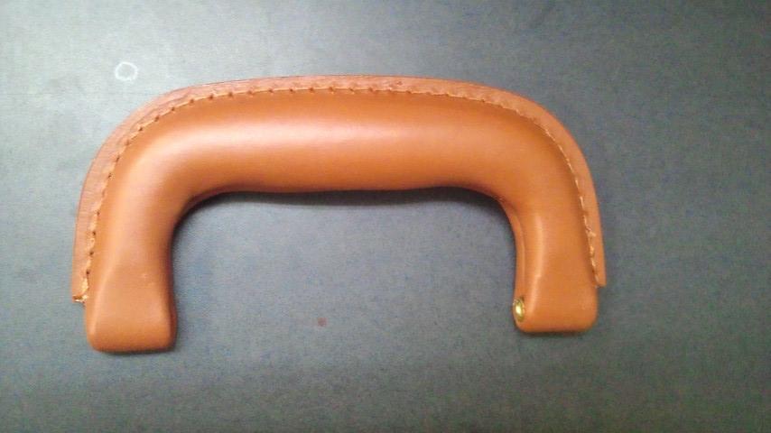 本革　アタッシュケース用　ハンドル　ライトブラウン