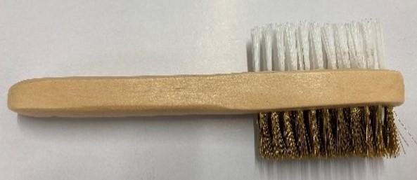 Ｗスエードハンドルブラシ