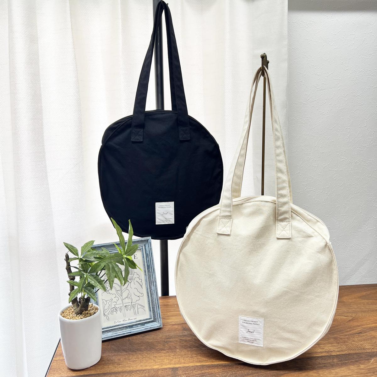 J7211 キャンバスサークルトート