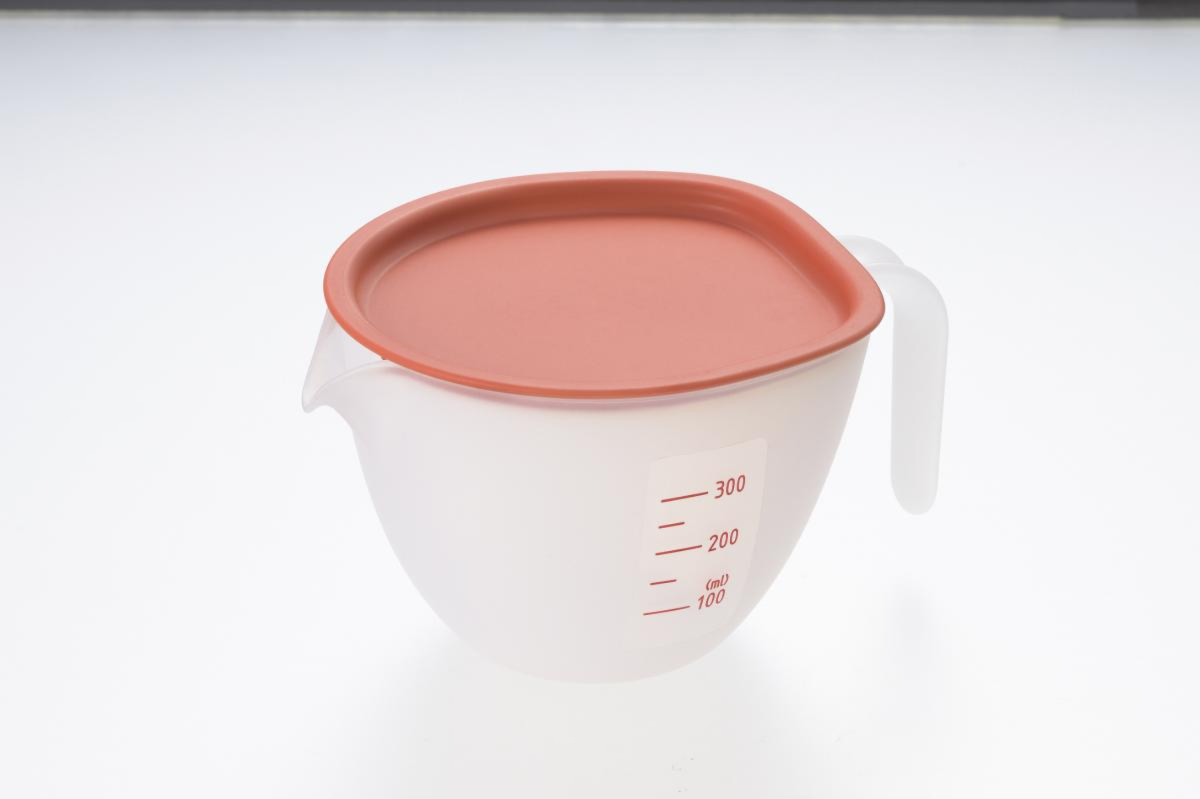 まいにち使いたいフタ付ボウルミニ　レッド