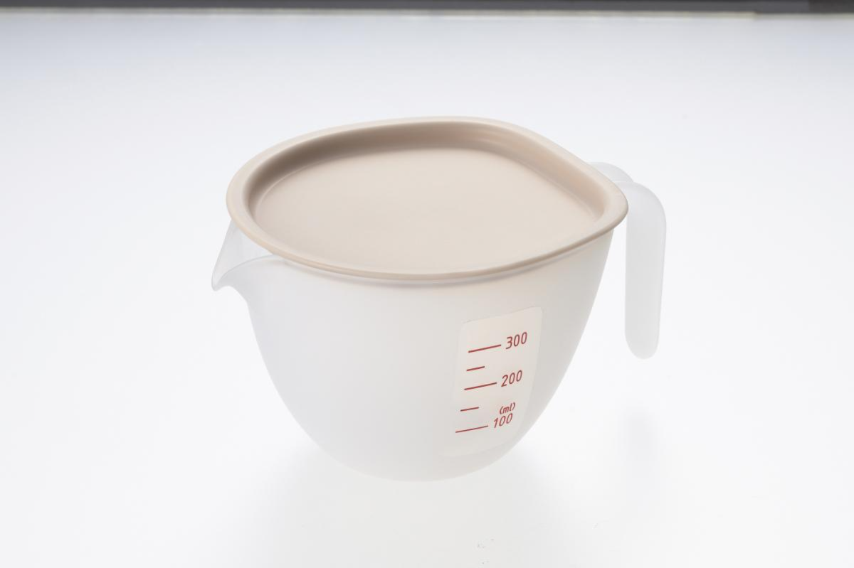 まいにち使いたいフタ付ボウルミニ　グレー