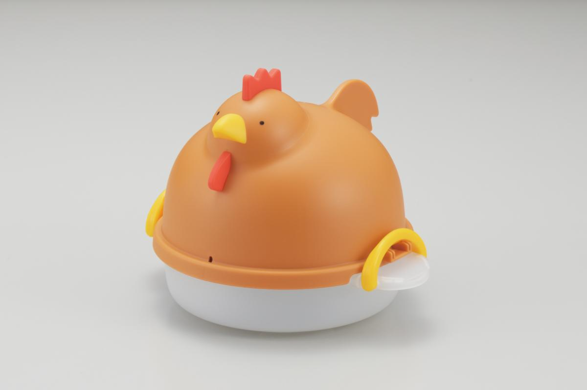 レンジでらくチン！ゆでたまごにわとり　ブラウン