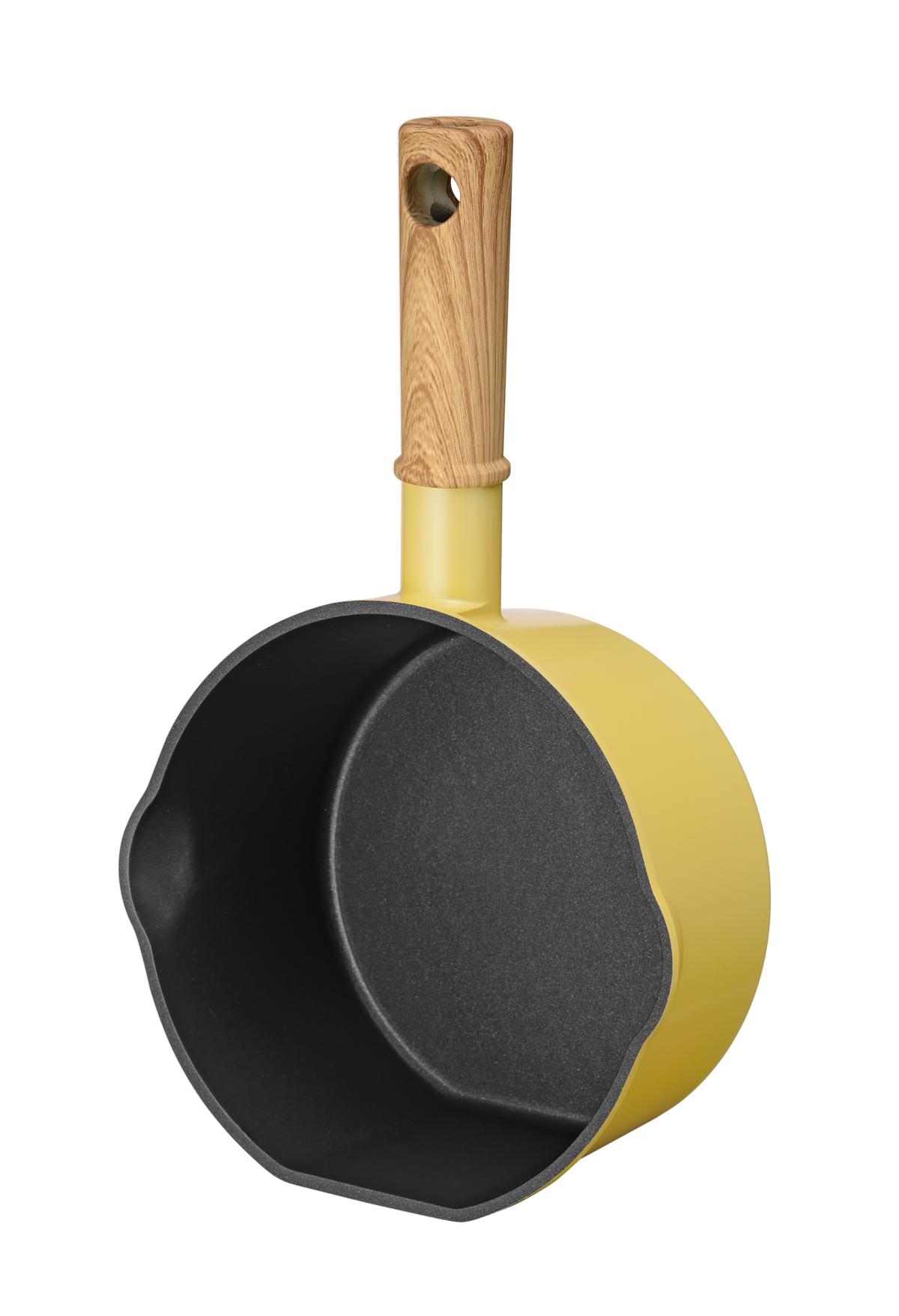 ココミッケIH対応スタンドパン16cm　レモンイエロー