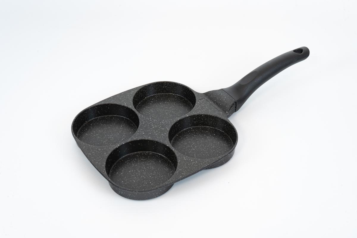 ランチーニ　IH対応仕切りフライパン4分割19×19cm