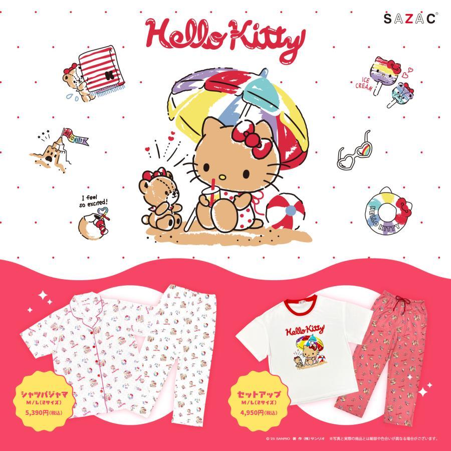 ビーチサイドハローキティシャツパジャマ Lサイズ