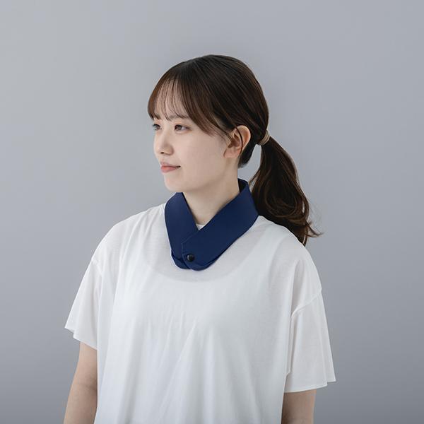 ひんやり ネック クールゲル 【12個】 ネイビー 猛暑対策 暑さ対策