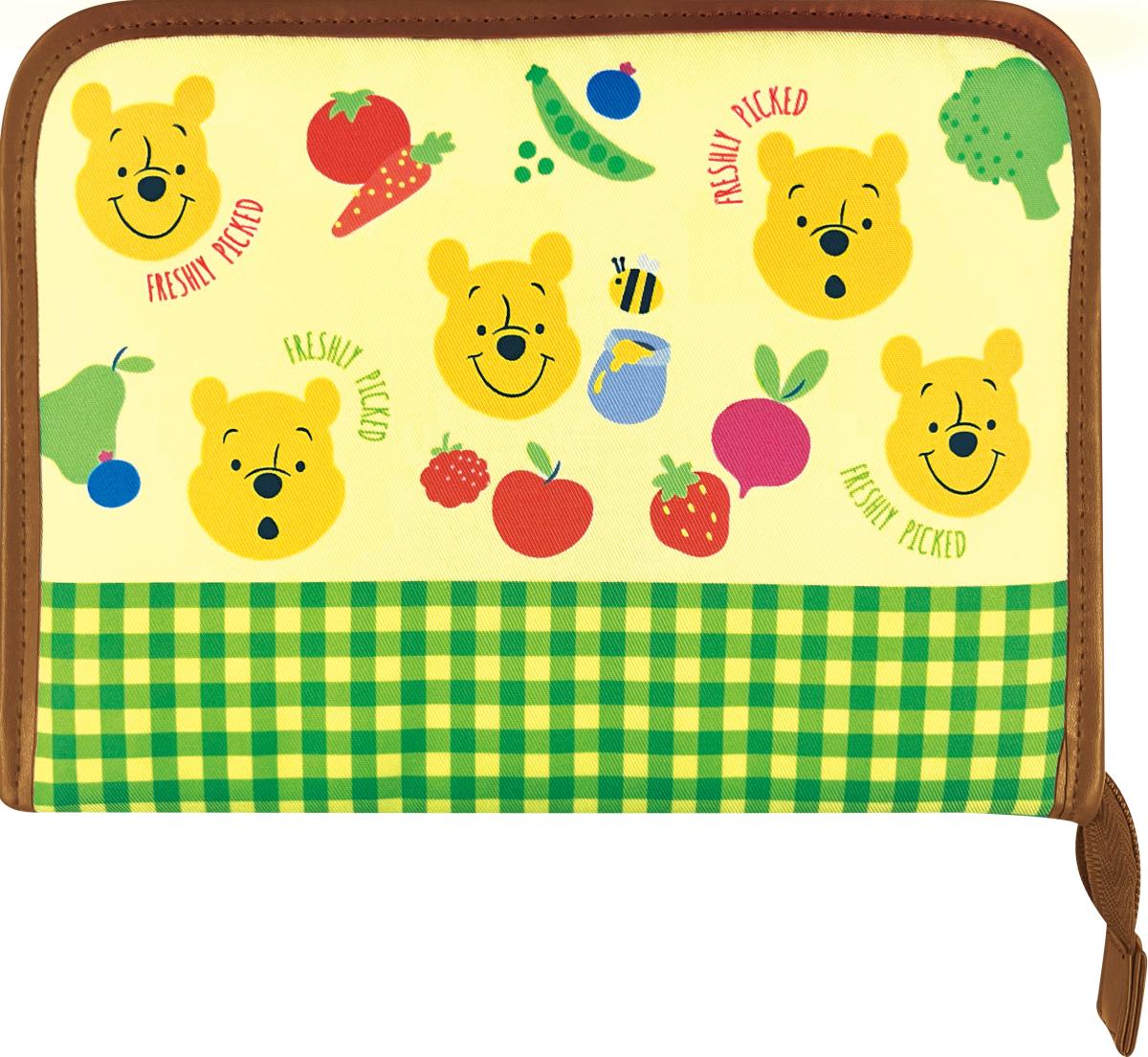 ファスナージャバラマルチケース（プーさん/野菜柄）