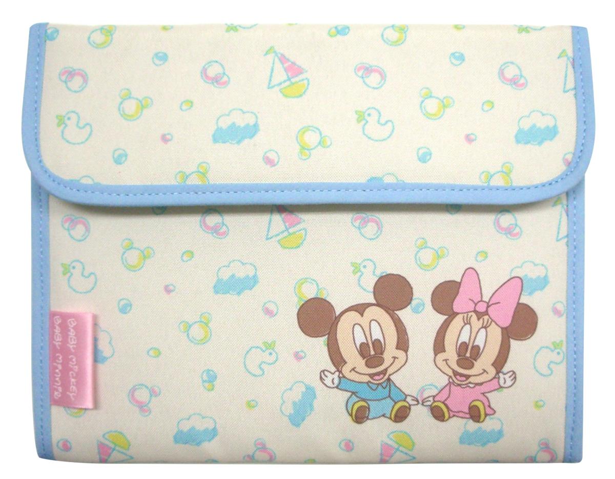 母子手帳ケース（ベビーミッキー＆ベビーミニー）