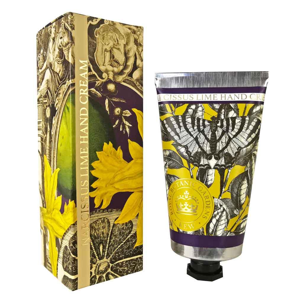 KEW GARDEN Luxury Hand Cream NARCISSUS LIME