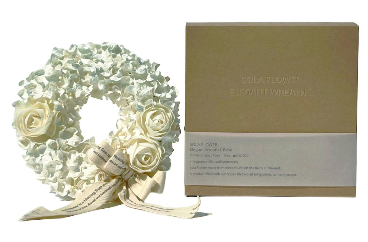 Sola Flower ソラフラワーエレガントリース L Rose ローズ