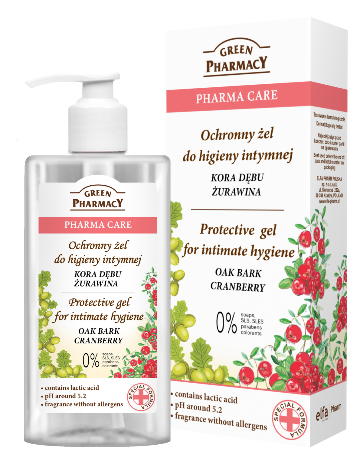 VisPlantis グリーンファーマシー スージング フェミニン ウォッシュ クランベリー