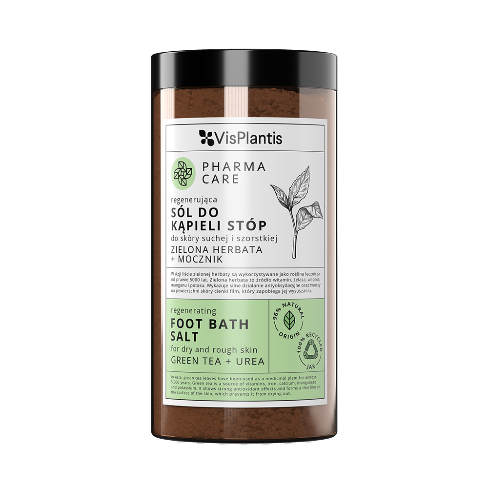 VisPlantis PHARMA CARE フットバスソルト GREEN TEA+UREA