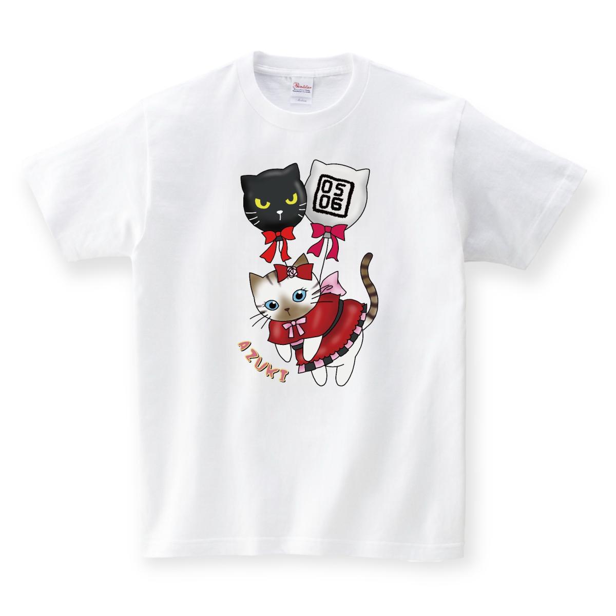 サイズ展開 S～XL　バルーンあずき　Tシャツ