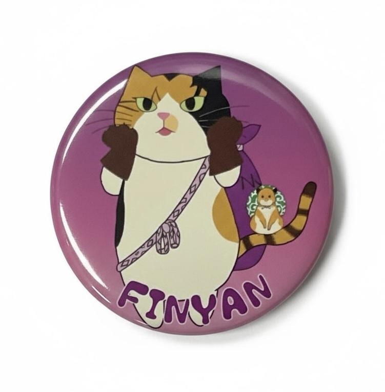 ウキウキフィニャン　缶バッジ