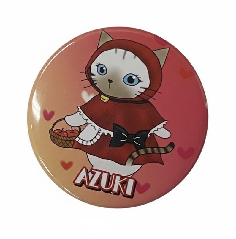 赤ずきんあずき　缶バッジ