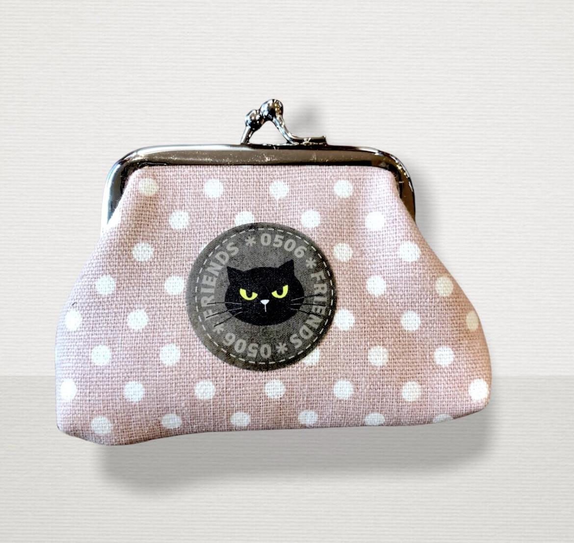 ノゴローがま口財布　桜ピンク