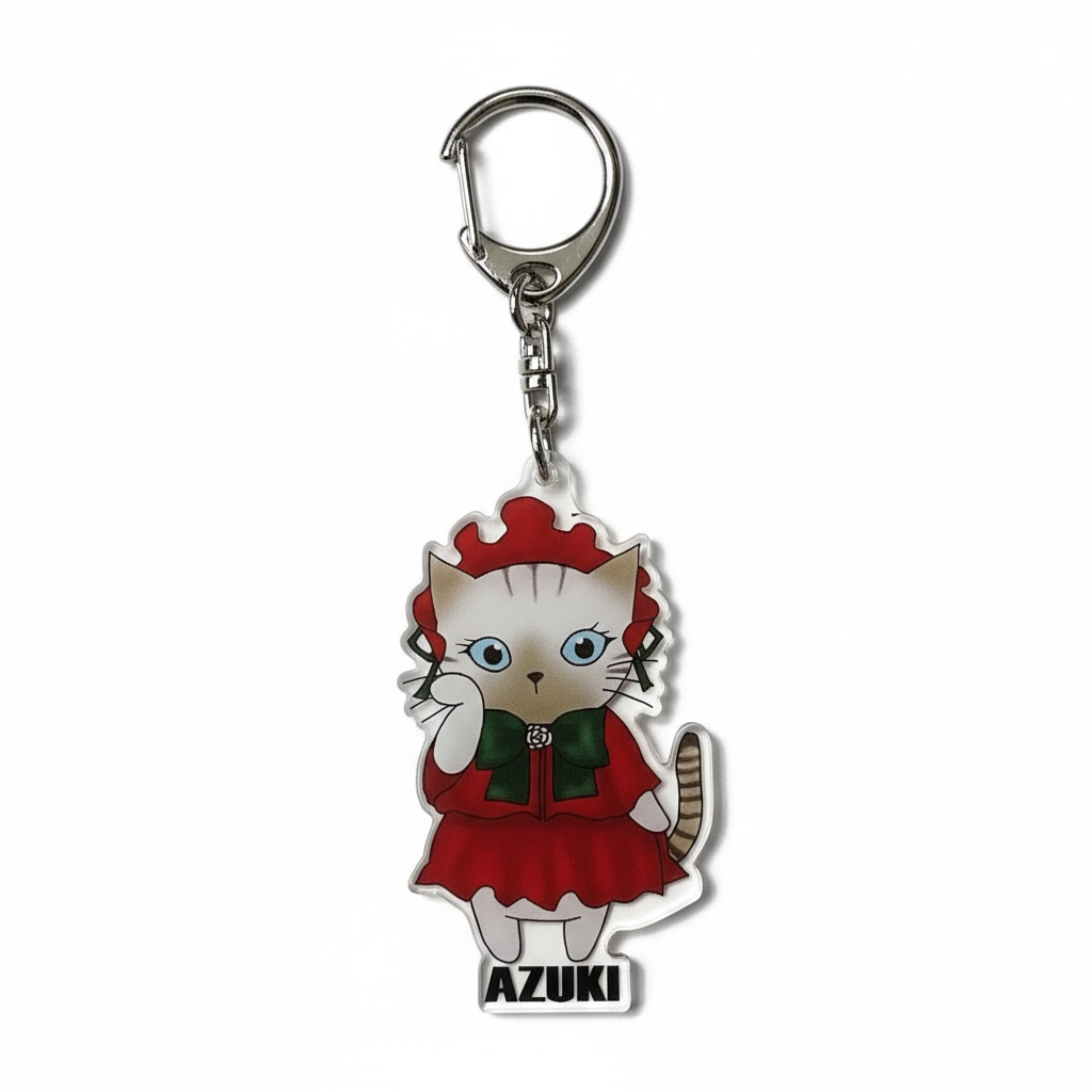 アクリルキーホルダー　ロリータあずき