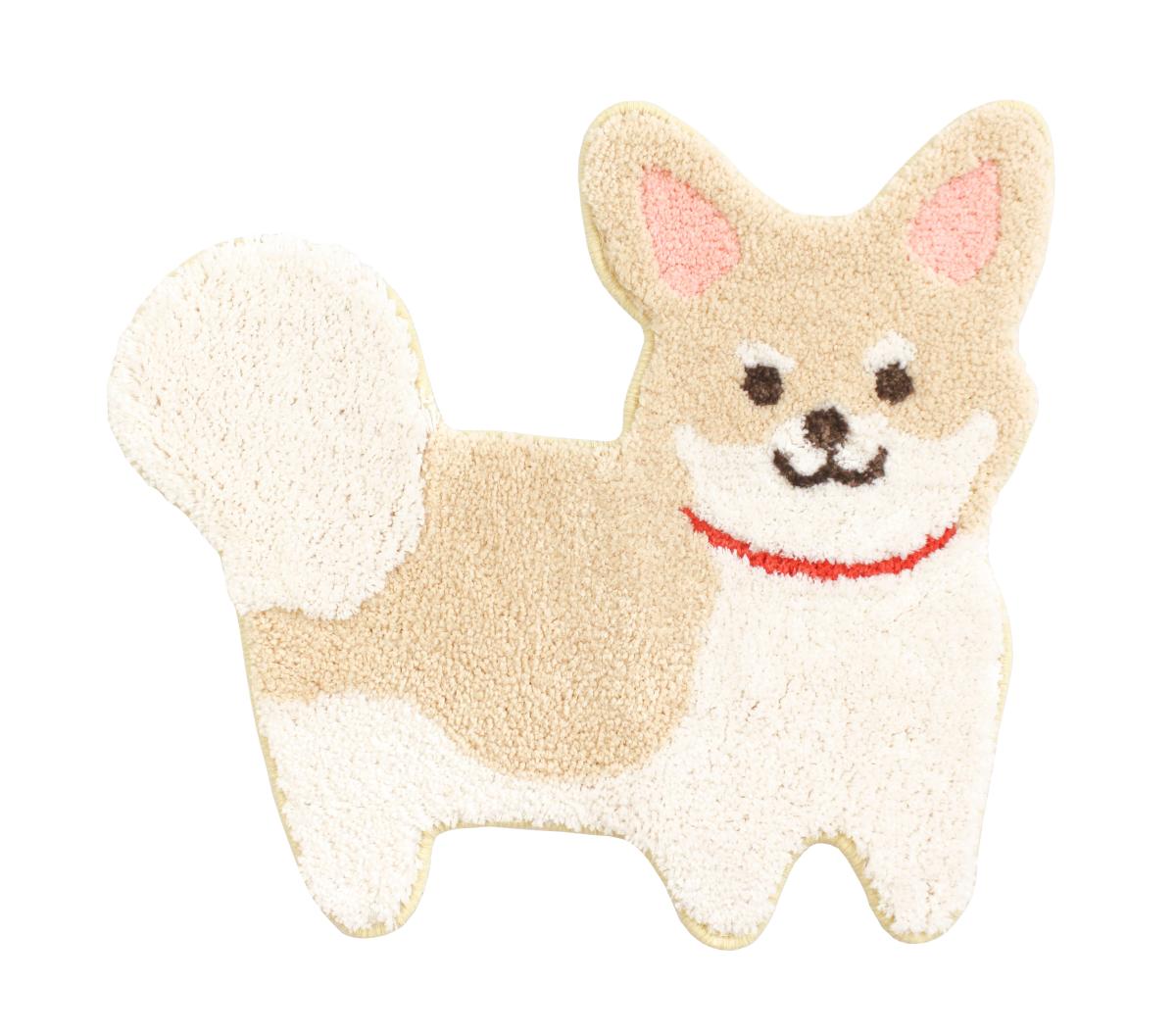 ファンディットアニマル　洗えるダイカットマット 　チワワ