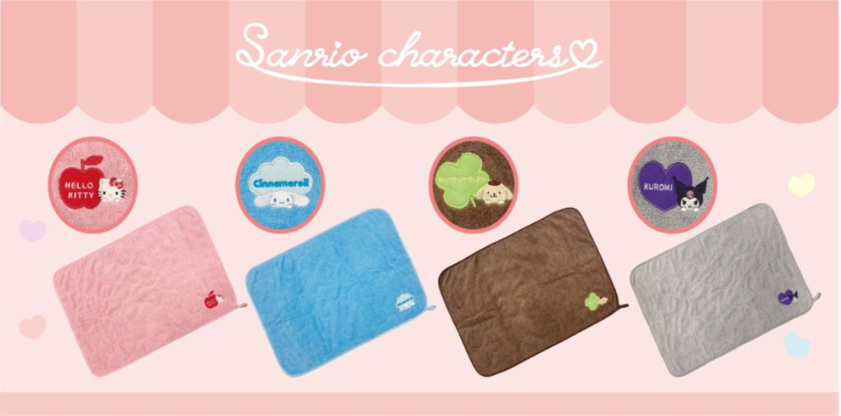 サンリオキャラクターズ　足ふきマット　バスマット　40×60cm