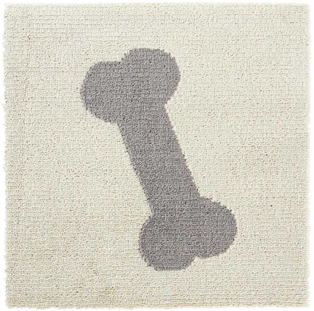 毛足が長いジョイントラグ　ピタぺトモ