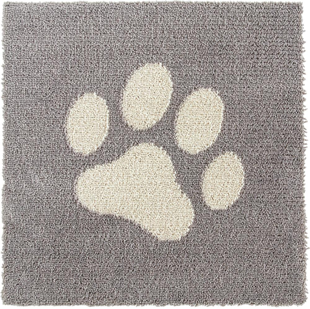 毛足が長いジョイントラグ　ピタぺトモ