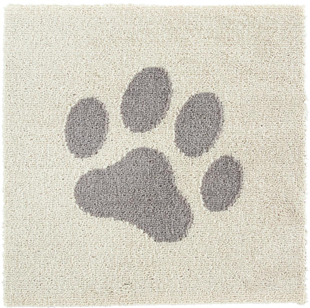 毛足が長いジョイントラグ　ピタぺトモ